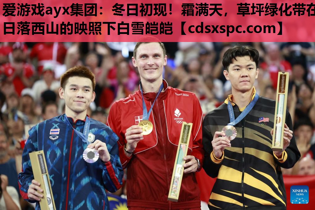 爱游戏ayx集团：冬日初现！霜满天，草坪绿化带在日落西山的映照下白雪皑皑