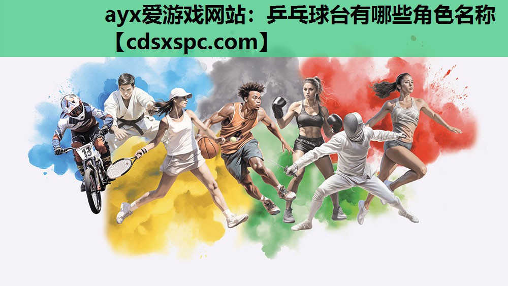 乒乓球台有哪些角色名称