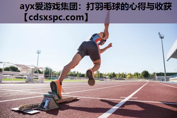 打羽毛球的心得与收获